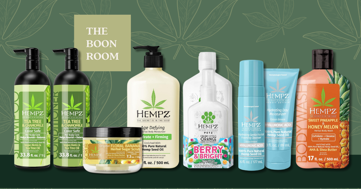 A Collage of Hempz Products